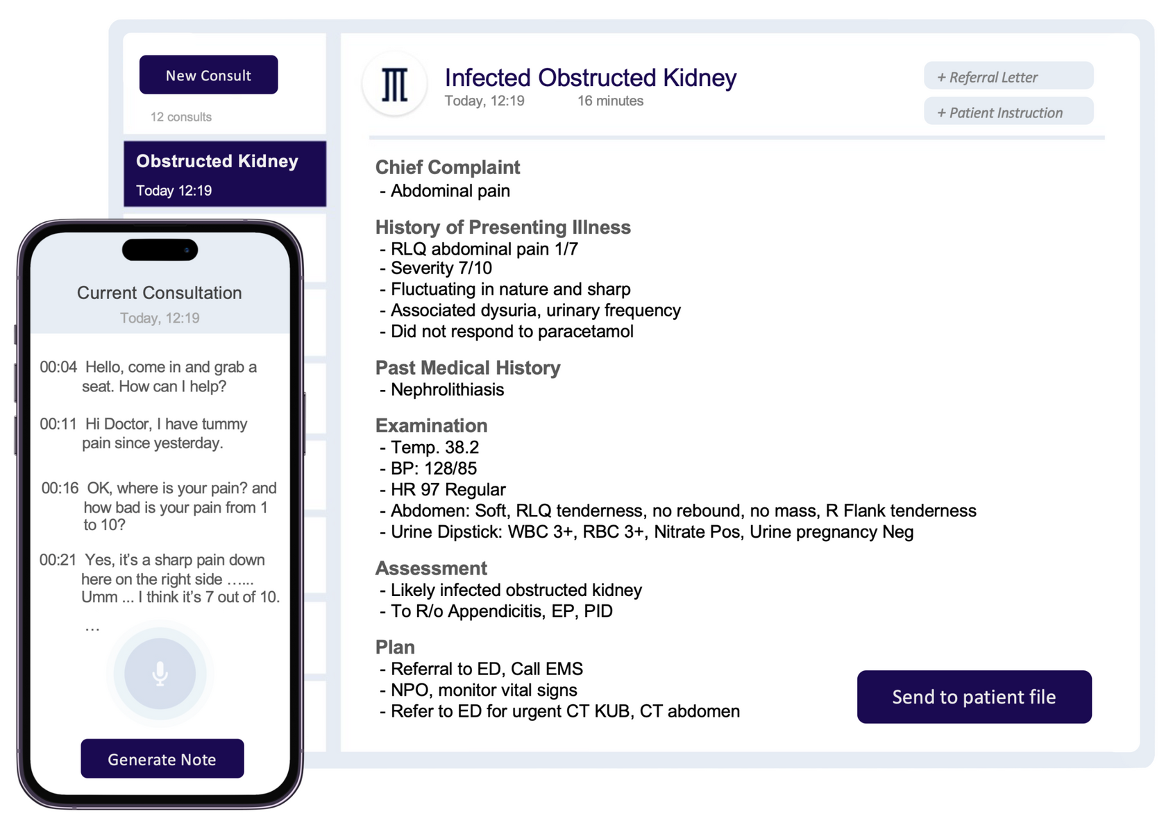 MEDILIT Medical AI Scribe