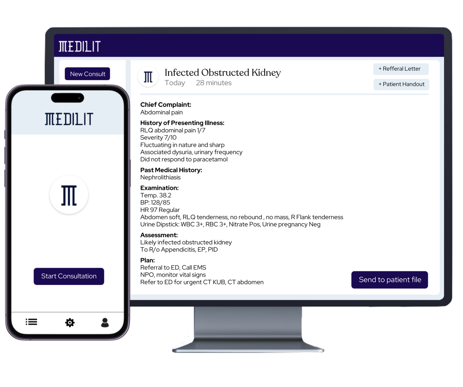 MEDILIT Medical AI Scribe
